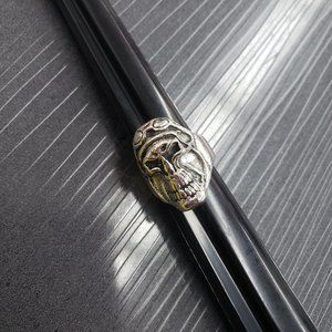 2/$15 Men's size 8 Silver-tone Skull Ring Fashion Jewelry